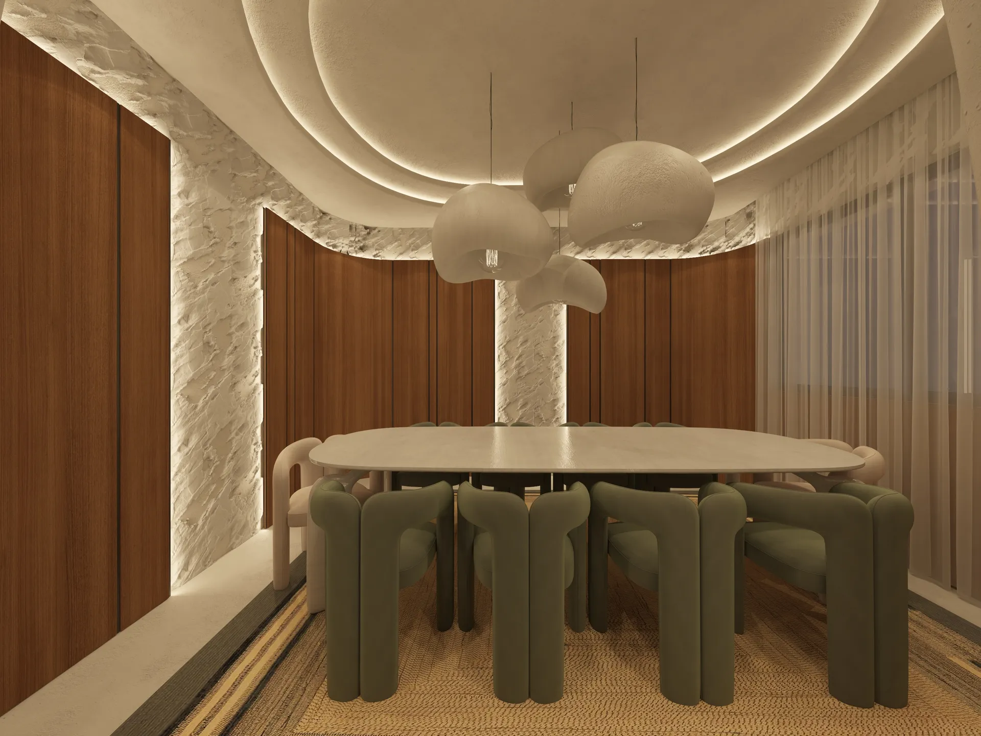 Interior – visualización 3D del proyecto 2 de ReDesign Studio