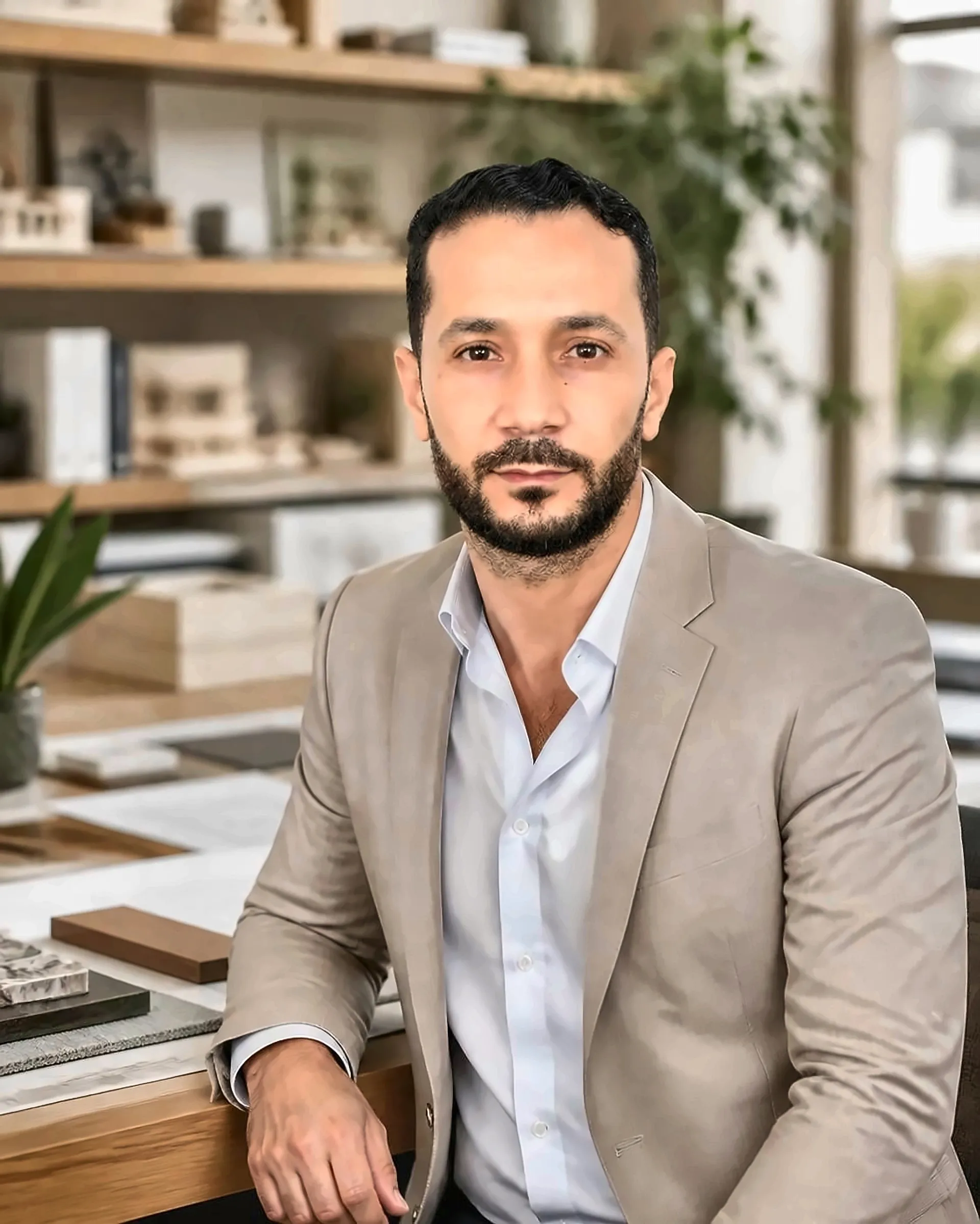 Mohamed Amine Elhafid, interiorista y fundador de ReDesign Studio